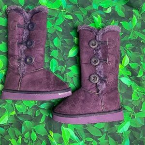 Size 11 Toddler Purple Boots.